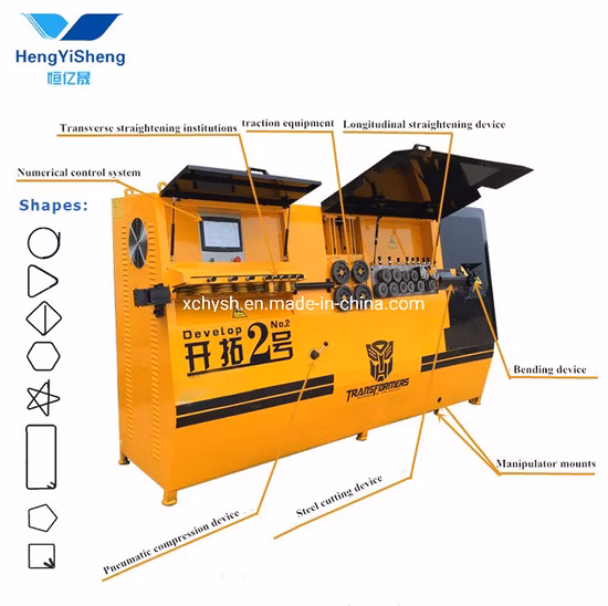 High Productivity CNC Automatic Wire Bending Machine Steel Bar Stirrup Bender