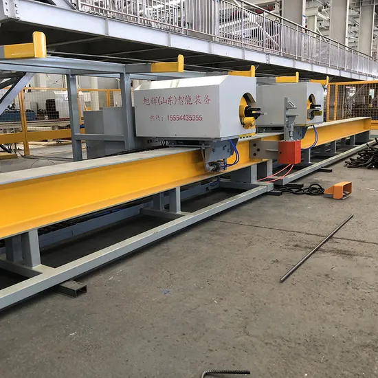 High Efficiency CNC Steel Bar Two Head Shear Bending Machining Center Flexible Bending 