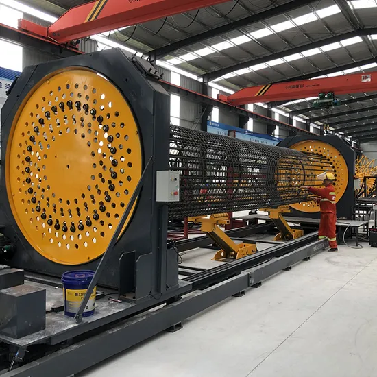 Spiral Rib Seam Welder Automatic Steel Cage Welding Machine Construction Industry 