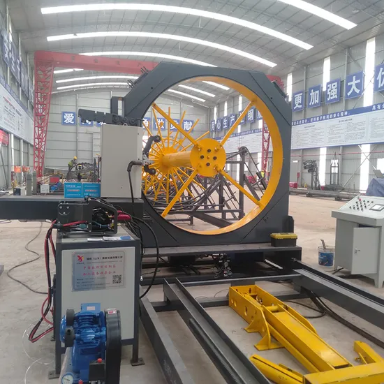 Steel Cage Work Station Automatic Steel Cage Welding Machine Construction Industry 