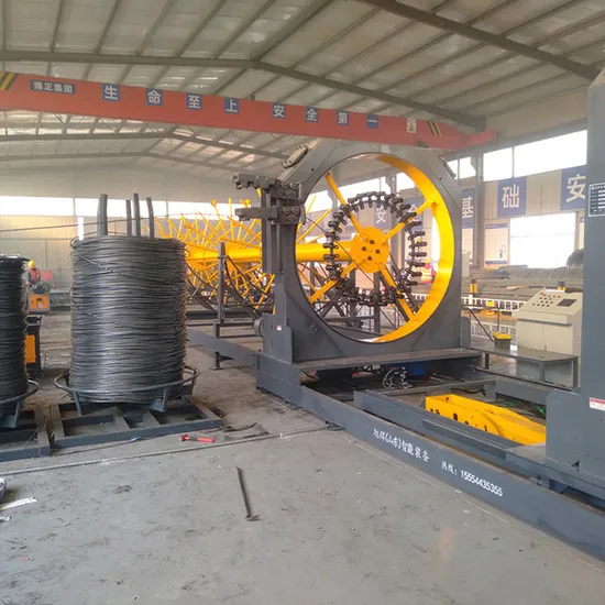 Bridges Numerical Control Steel Bar Winding Machine Automatic Steel Cage Welding Machine Construction Industry 